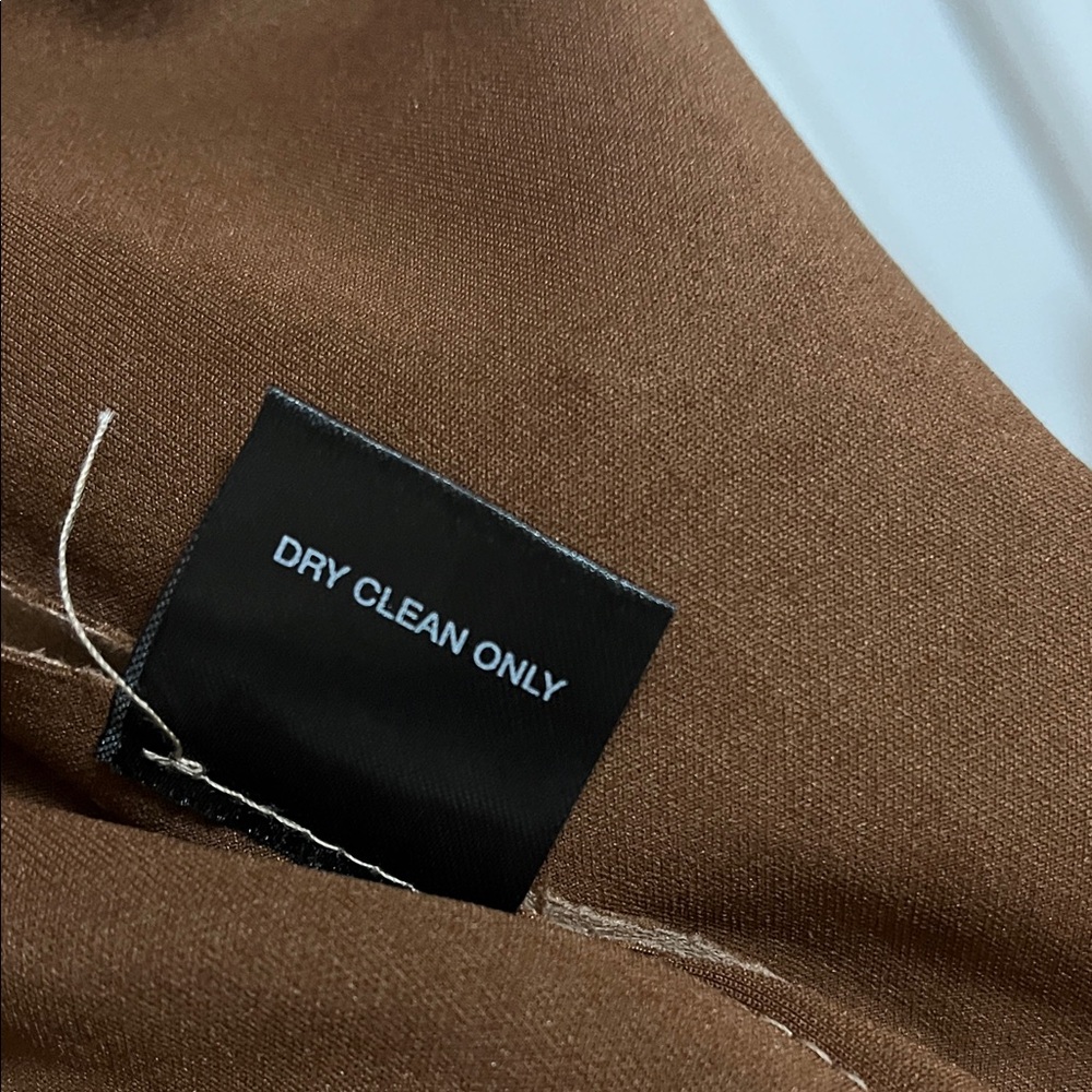 Classic Suede Tan Trench Coat for Women Size Medium - Picture 11 of 11